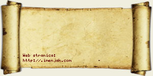 Janko Aćin vizit kartica